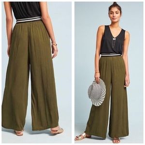 Anthropologie Wide Leg Gauze Pants